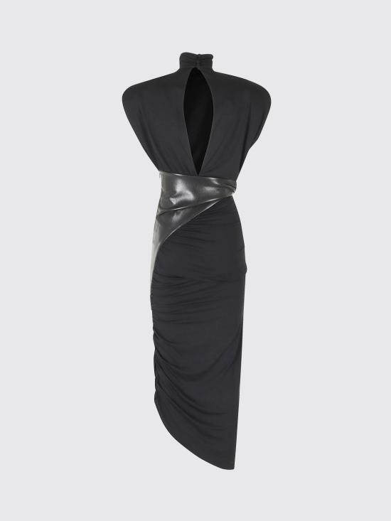 26FW 안다마네 롱 원피스 T200121ATJV053 999 Black - ANDAMANE