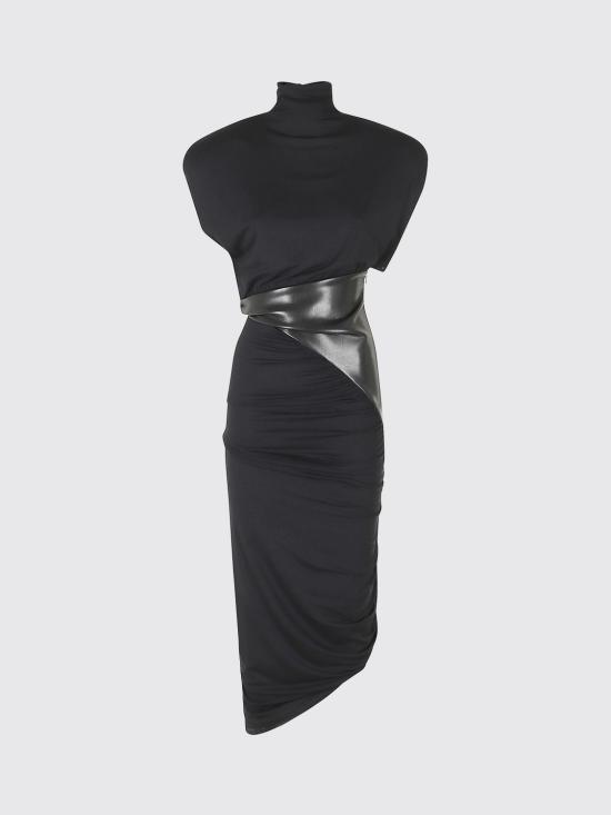 26FW 안다마네 롱 원피스 T200121ATJV053 999 Black - ANDAMANE