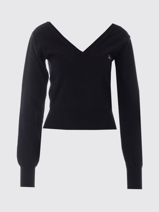 26FW 비비안웨스트우드 스웨터 1803007NY001V N402 Black - VIVIENNE WESTWOOD