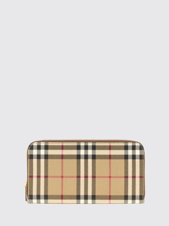 26FW 버버리 체크 지퍼 지갑 8109812 Brown
