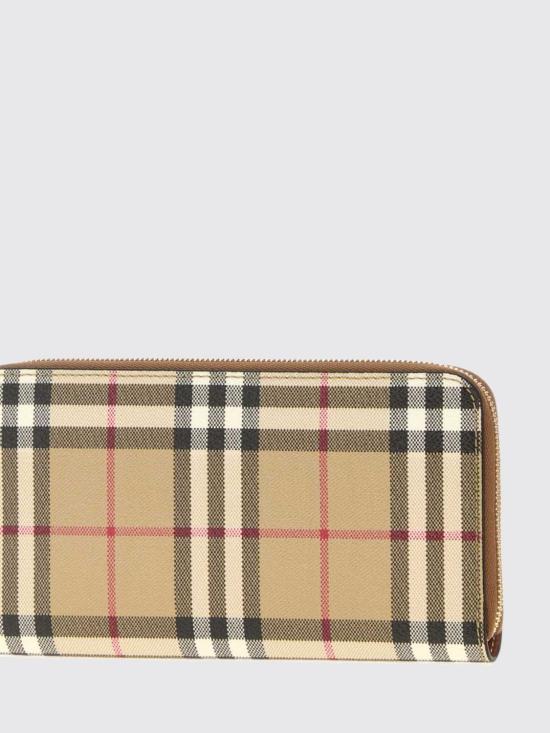 26FW 버버리 체크 지퍼 지갑 8109812 Brown - BURBERRY