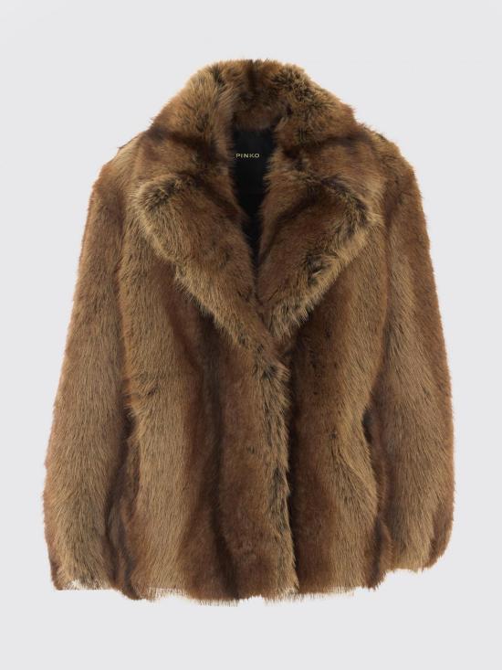 26FW 핑코 무스탕 107046A3C6 D31 Beige - PINKO