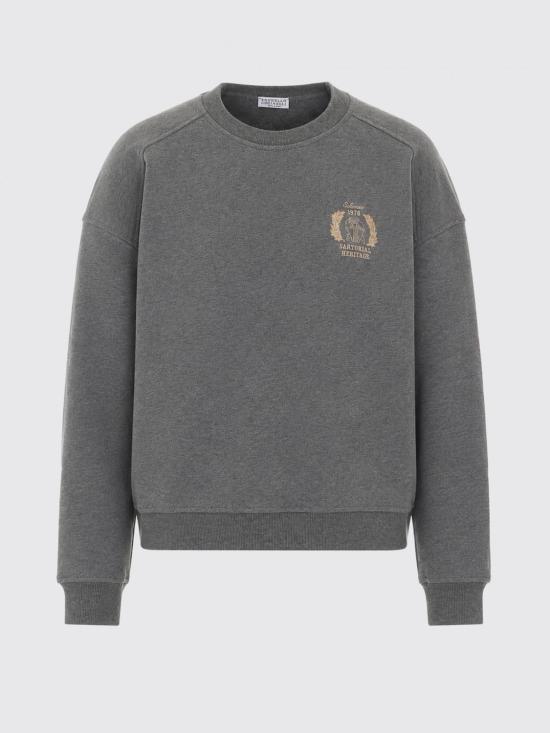 26FW 브루넬로 쿠치넬리 스웨터 MN05NB2X00 C8125 Grey - BRUNELLO CUCINELLI