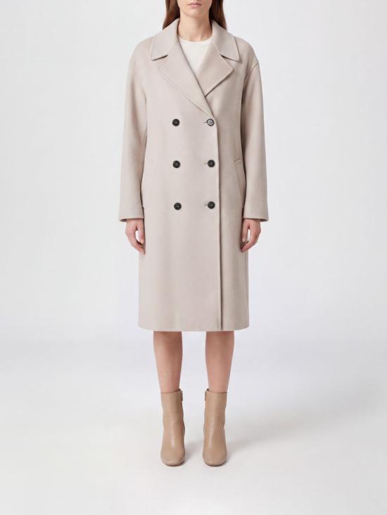 26FW 에스막스마라 매그놀리아 더블 브레스트 코트 2629016031600 005 Beige