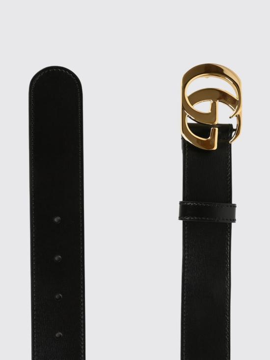26FW 구찌 마몽 씬 벨트 874724AAGY0 1000 Black - GUCCI