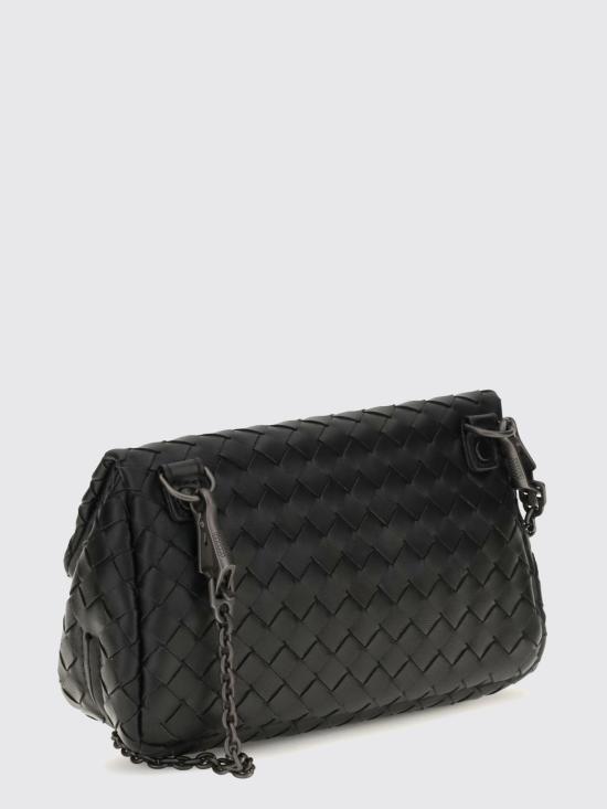 26FW 보테가베네타 인트레치아토 체인 숄더백 310774V3UN1 1275 Black - BOTTEGA VENETA