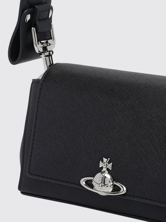 26FW 비비안웨스트우드 헤이즐 스몰 핸드백 4603000WWS0021 N401 Black - VIVIENNE WESTWOOD