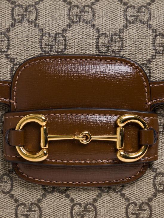 26FW 구찌 홀스빗 1955 GG 슈프림 캔버스 미니백 658574HUHHG 8565 Beige - GUCCI
