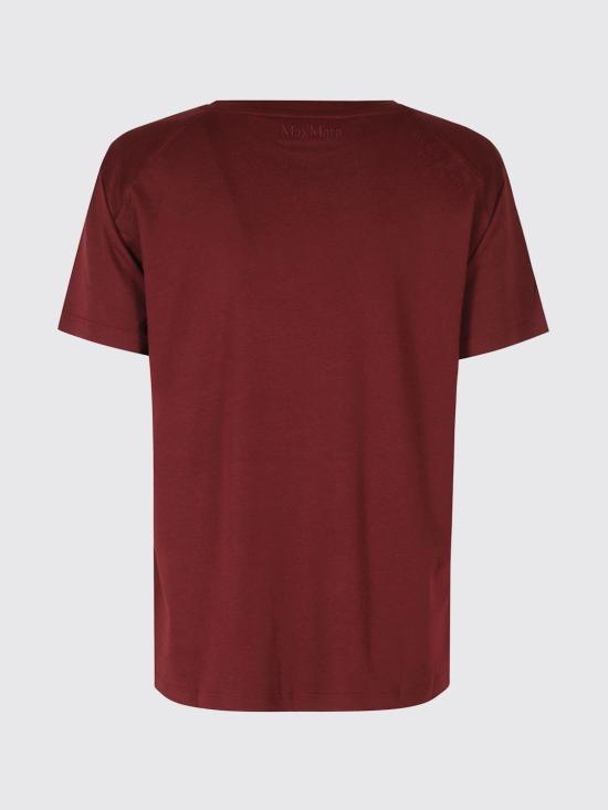 26FW 에스막스마라 반팔 티셔츠 2629976011600 005 Burgundy - 'S MAX MARA