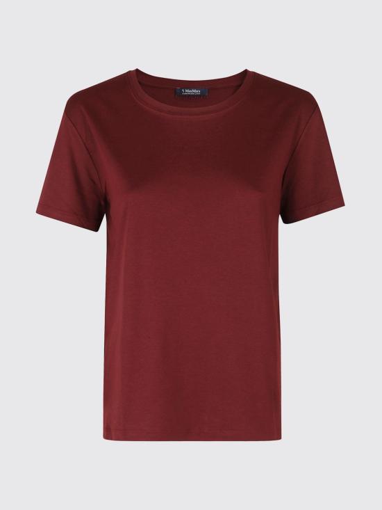 26FW 에스막스마라 반팔 티셔츠 2629976011600 005 Red - 'S MAX MARA