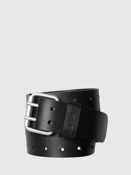26FW 칼하트 WIP 가죽 벨트 I036105 0M4XX BLACK DOM