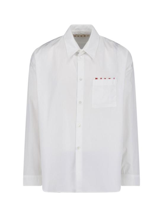 26FW 마르니 셔츠 CUMU0061P4 USCT88LRW01 White