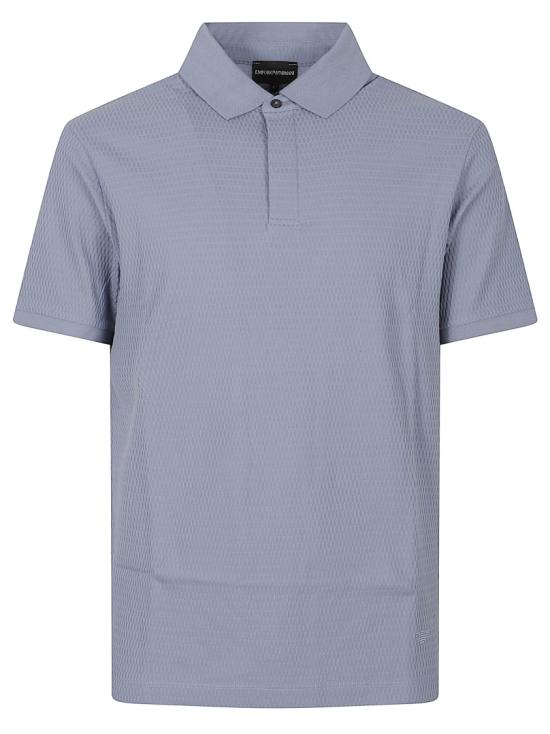26FW 엠포리오 아르마니 폴로 티셔츠 EM007039AF10762F9107 Blue
