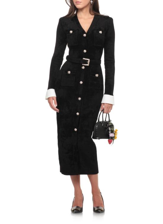 26FW 셀프 포트레이트 원피스 AW26099MBBLACK CHENILLEBLACK - SELF PORTRAIT