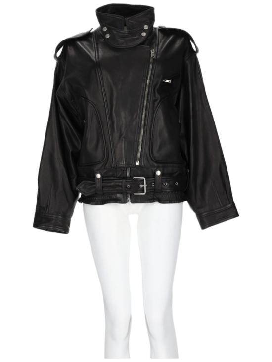 26FW 이자벨마랑 가죽 자켓 VE0744FA D3B04I01BK Black