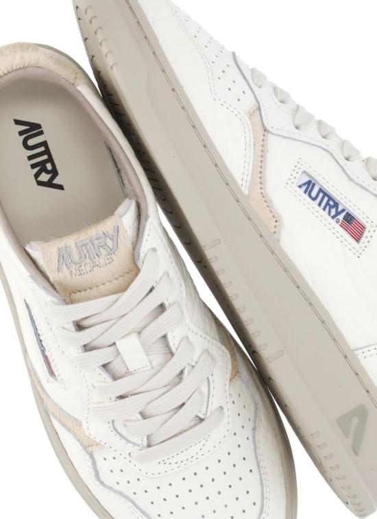 26FW 오트리 메달리스트 로우 레더 스니커즈 AULWNQ01WHT SAND Neutrals - AUTRY