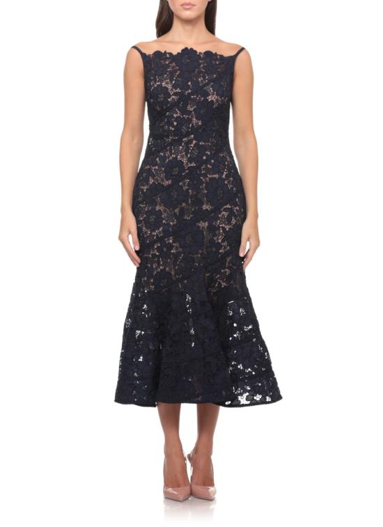 26FW 셀프 포트레이트 원피스 AW26043MNNAVY SPIRAL LACENAVY Black - SELF PORTRAIT