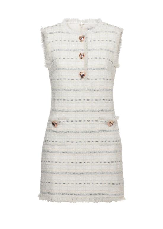 26FW 셀프 포트레이트 원피스 AW26069SWWHITE BOUCLE SLEEVELESSWHITE