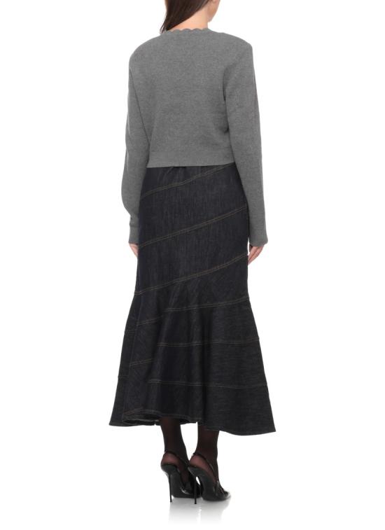 26FW 셀프 포트레이트 니트웨어 AW26150CGRGREY LACE FLOWERGREY - SELF PORTRAIT