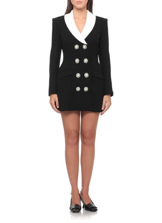 26FW 셀프 포트레이트 원피스 AW26054SBBLACK TAILOREDBLACK - SELF PORTRAIT