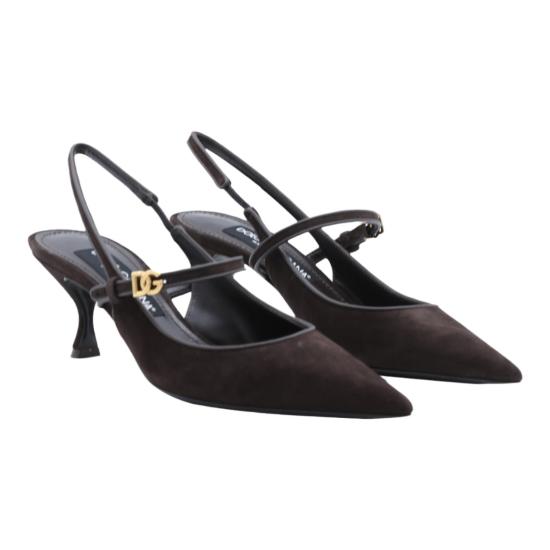 26FW 돌체앤가바나 힐/펌프스 CG1068AQ1348M157 Brown - DOLCE & GABBANA