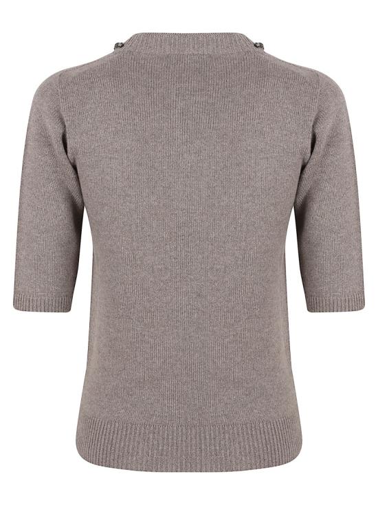 26FW 파비아나 필리피 탑 MAD226F490M4801276 Grey - FABIANA FILIPPI