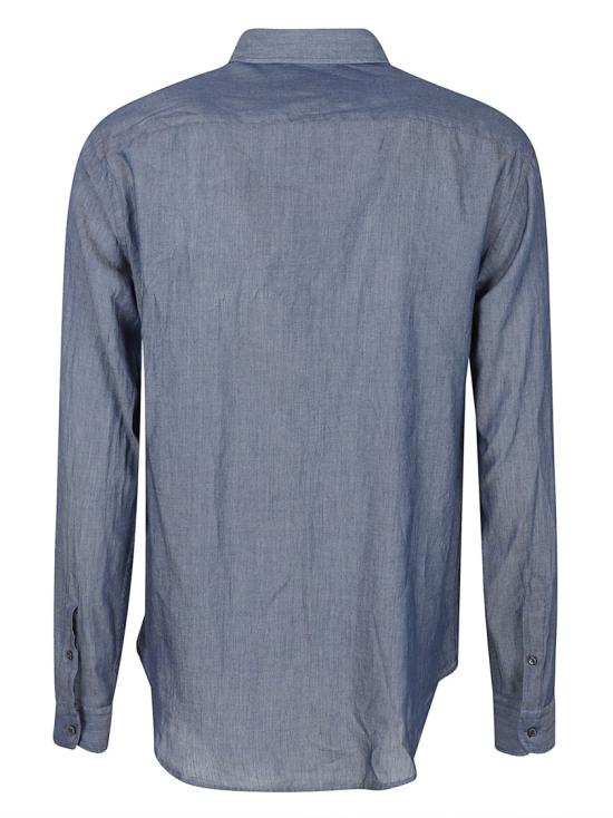 26FW 엠포리오 아르마니 셔츠 EM000099TE22502O9002 Blue - EMPORIO ARMANI