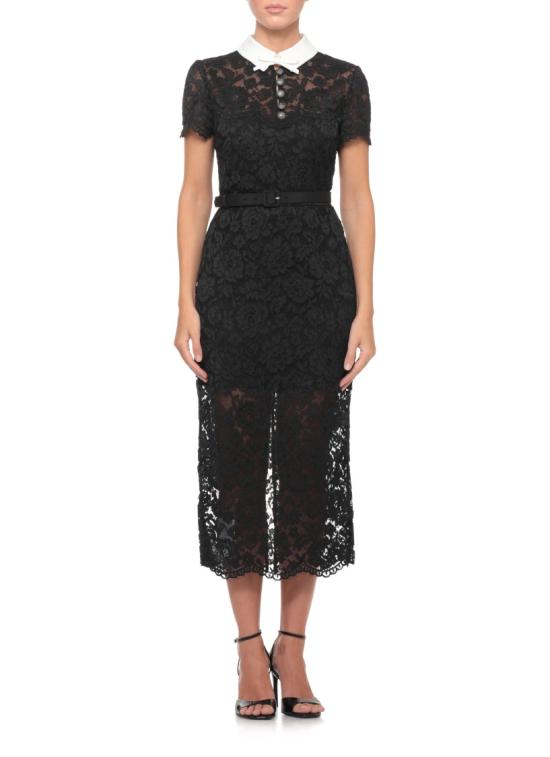 26FW 셀프 포트레이트 원피스 AW26019MABBLACK LACE CONTRASTBLACK - SELF PORTRAIT