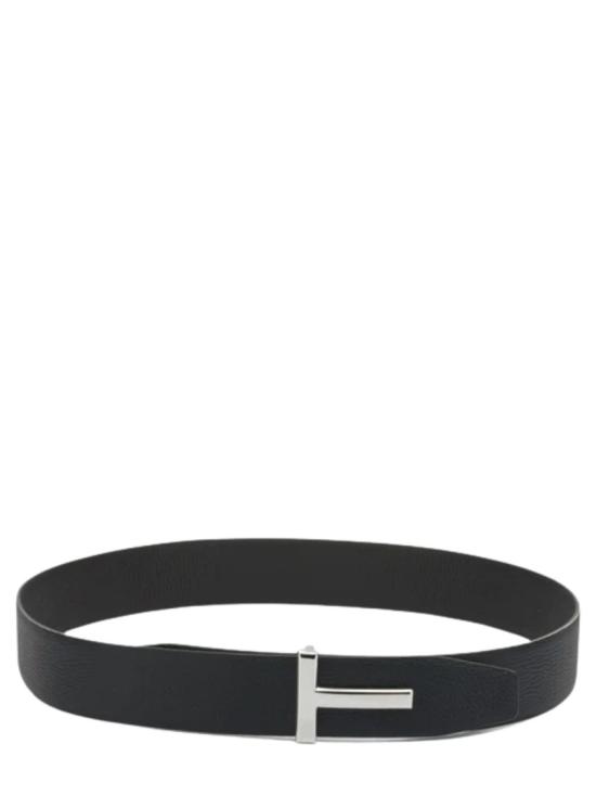 26FW 톰포드 그레인 레더 T 아이콘 벨트 40mm TB178LCL236SENB Black - TOMFORD