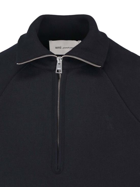 26FW 아미 탑 USW798 747001 Black - AMI