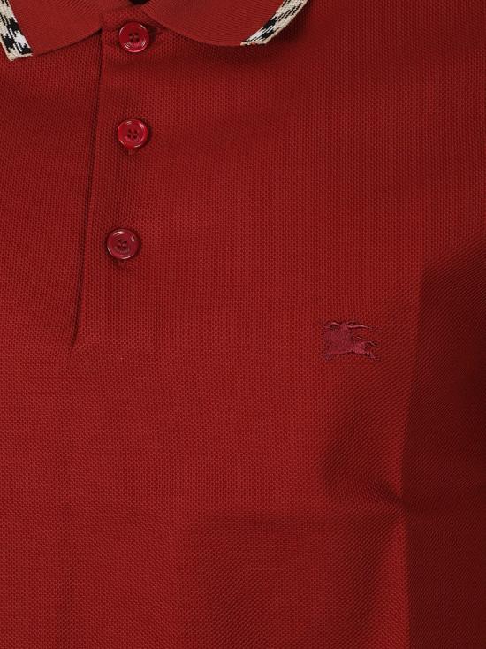 26FW 버버리 폴로 티셔츠 8127683 C5334 Red - BURBERRY
