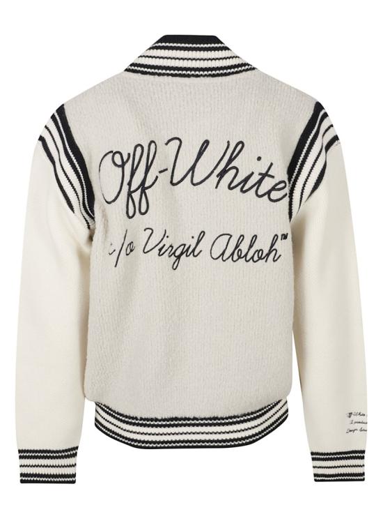 26FW 오프화이트 봄버 자켓 44MHB02UF26K001050 White - OFF WHITE