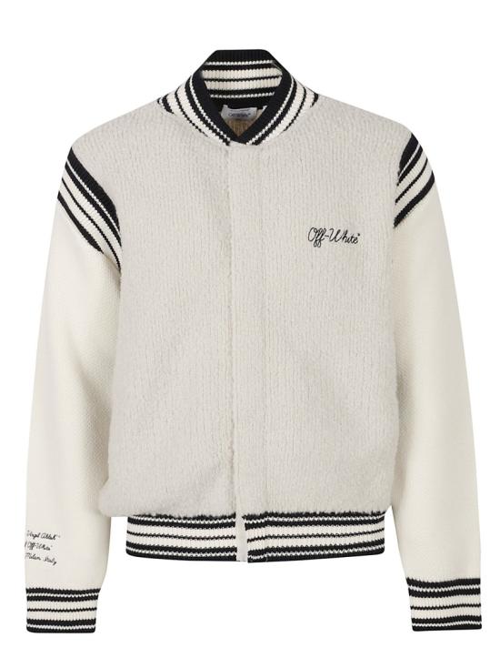 26FW 오프화이트 봄버 자켓 44MHB02UF26K001050 White