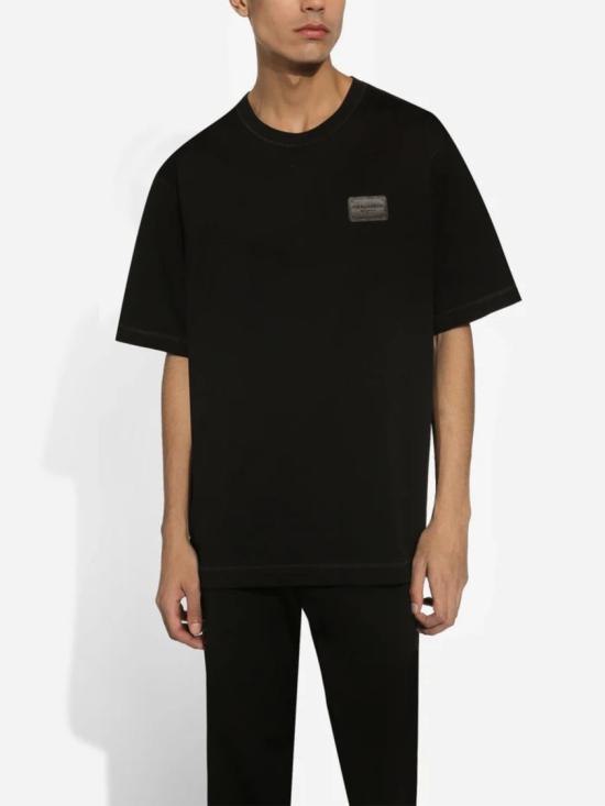 26FW 돌체앤가바나 반팔 티셔츠 G8PN9TG7Q0YN0000 Black - DOLCE & GABBANA