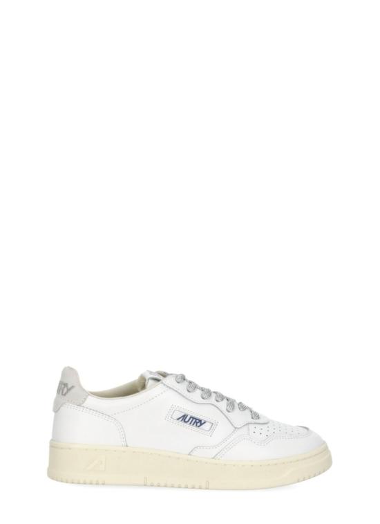 26FW 오트리 메달리스트 로우 레더 스니커즈 AULWSW03WHT SILVER White
