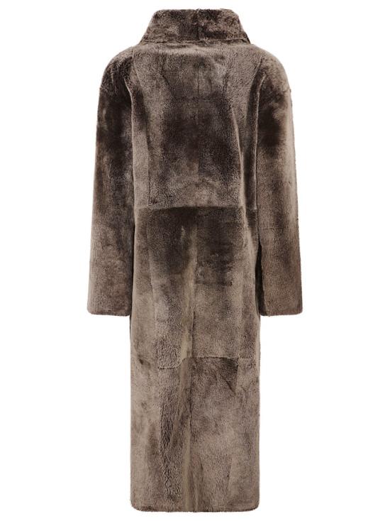 26FW 이브살로몬 코트 24WYM60723MERLA2338 Brown - YVES SALOMON