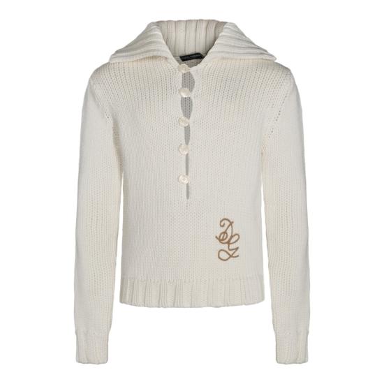 26FW 돌체앤가바나 니트웨어 GXW91ZJGMLOW4335 White