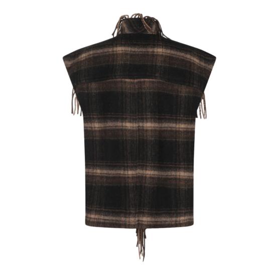 26FW 이자벨마랑에뚜왈 베스트 26AGI0099FAD3D01EBKKI Brown - ISABEL MARANT ETOILE