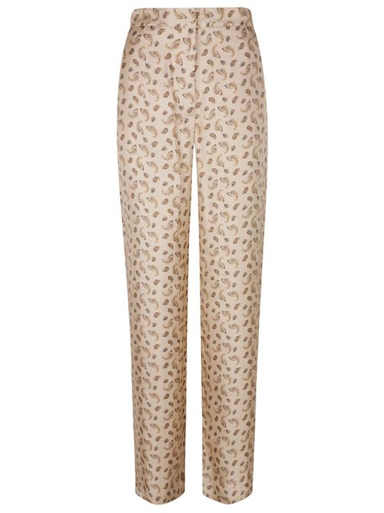26FW 막스마라 페이즐리 실크 팬츠 페이즐리 실크 팬츠 2626136011600 003 Neutrals
