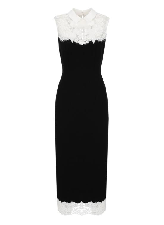 26FW 셀프 포트레이트 원피스 AW26019MBBLACK CONTRAST LACEBLACK