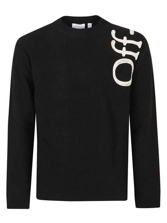 26FW 오프화이트 니트웨어 44MHE213F26K001001 Black