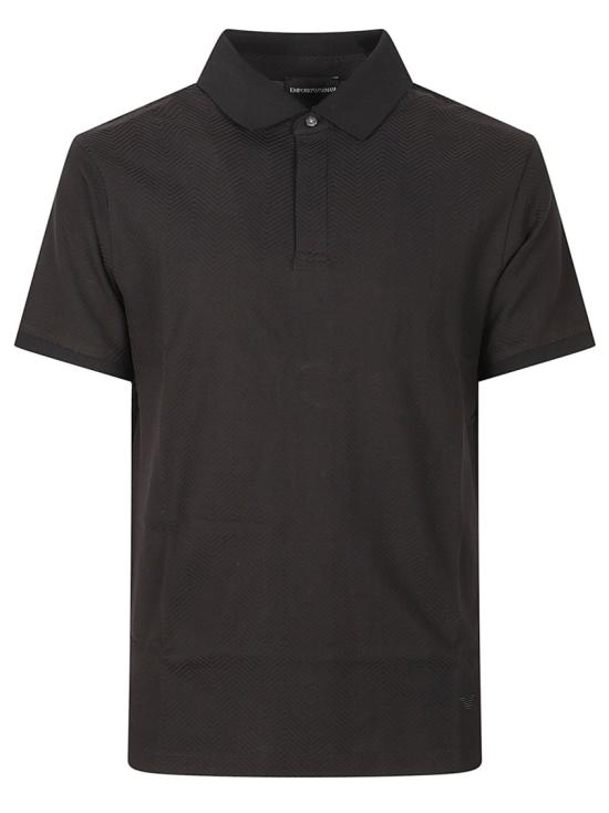 26FW 엠포리오 아르마니 폴로 티셔츠 EM007039AF10762FC328 Black