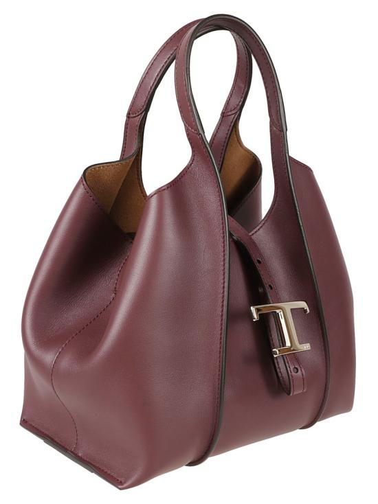 26FW 토즈 T 타임리스 미니 토트백 XBWTSBA9100RORR802 Burgundy - TODS
