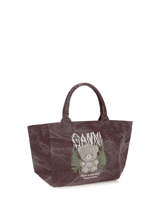 26FW 가니 토트백 C2080040 431 BORDEAUX - GANNI