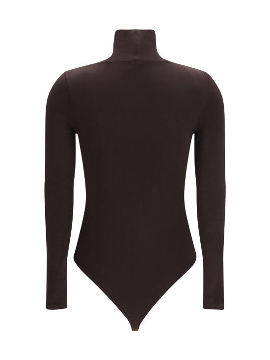 26FW 월포드 바디수트 티셔츠 75084 4870 BROWN - WOLFORD