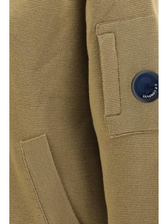 26FW 씨피 컴퍼니 스웨터 21CMKN013A006390M 340 BEIGE - C.P. COMPANY