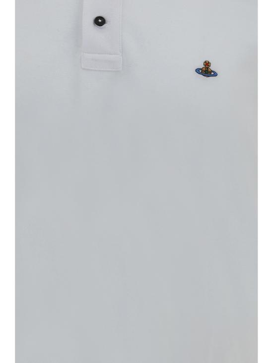 26FW 비비안웨스트우드 폴로 티셔츠 2H010010J00AU A401 WHITE - VIVIENNE WESTWOOD