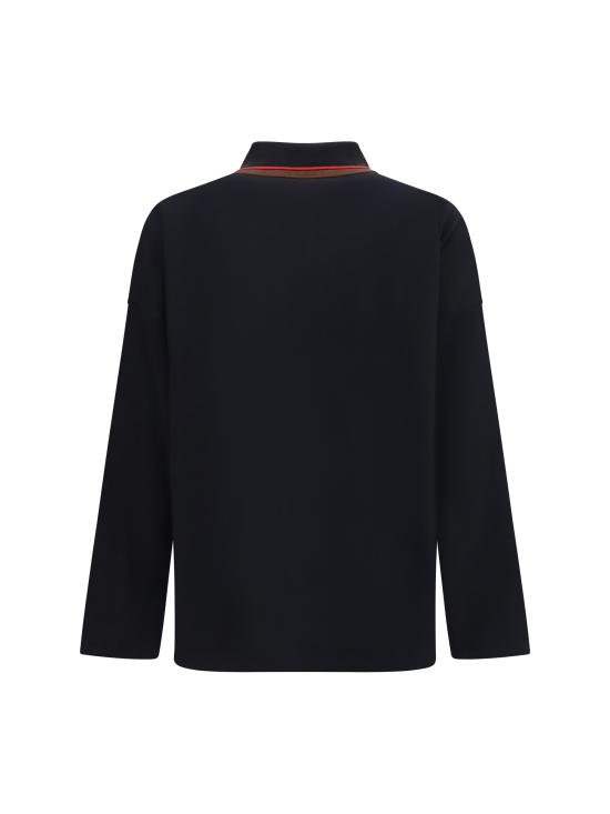26FW 비비안웨스트우드 폴로 티셔츠 2H010010J00AU N401 BLACK - VIVIENNE WESTWOOD
