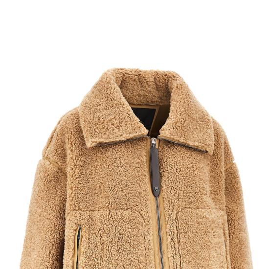 26FW 핑코 무스탕 107167A3FJ Beige - PINKO