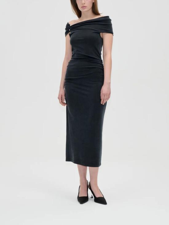 26FW 스티네 고야 롱 원피스 SGAW26D3372554BLACK - STINE GOYA